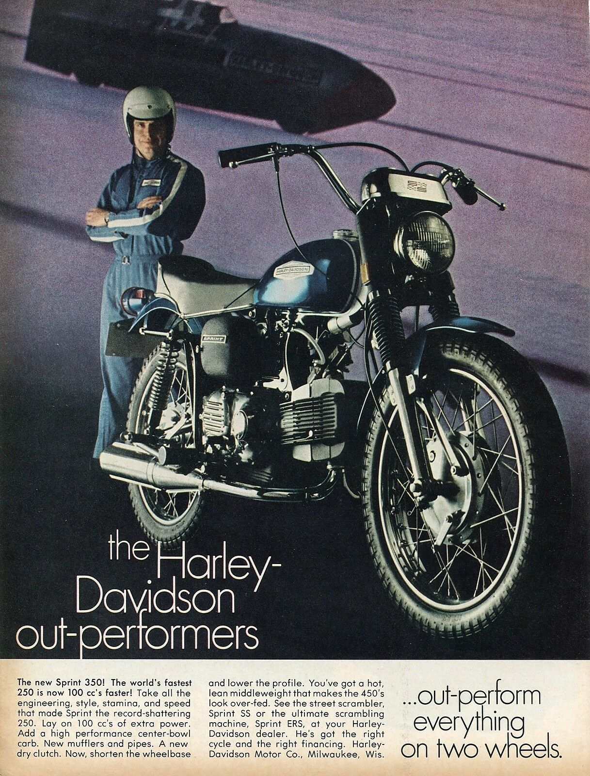 harley sprint ad